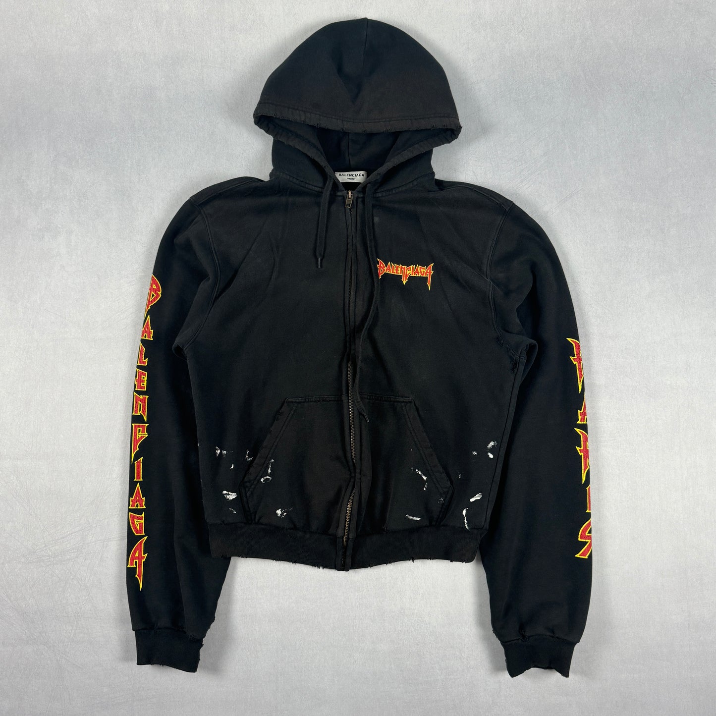 Metal Zip-Up Hoodie