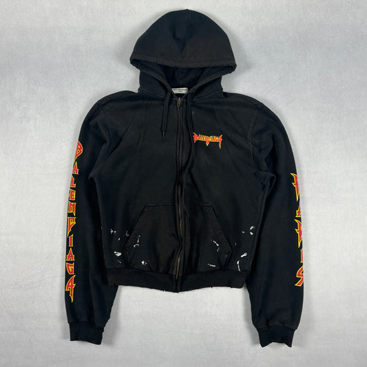 Metal Zip-Up Hoodie
