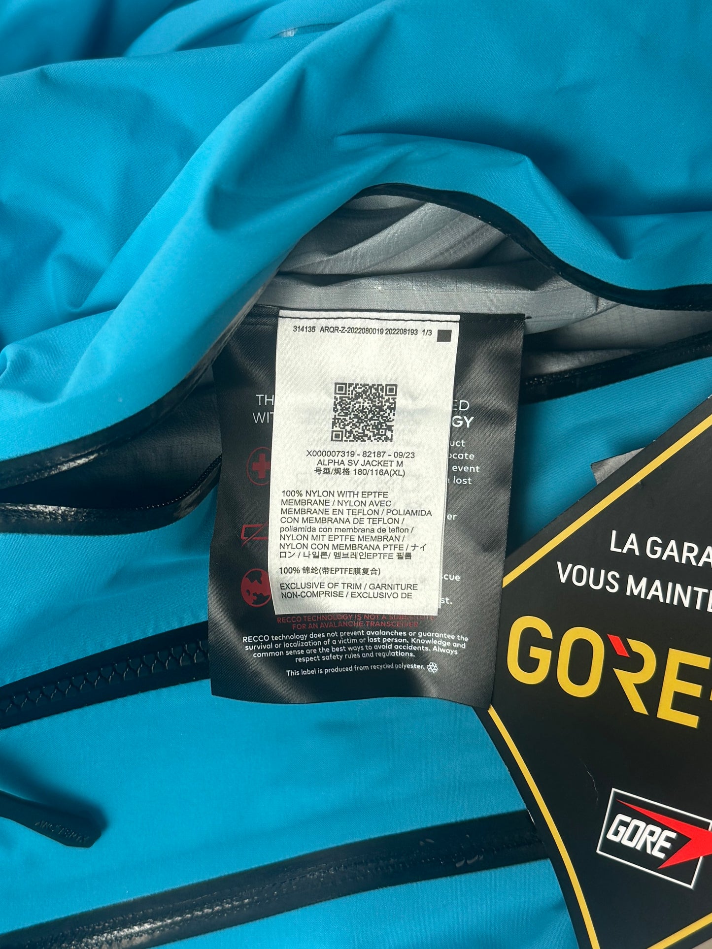 FW23 Alpha SV Alpine Shell Jacket